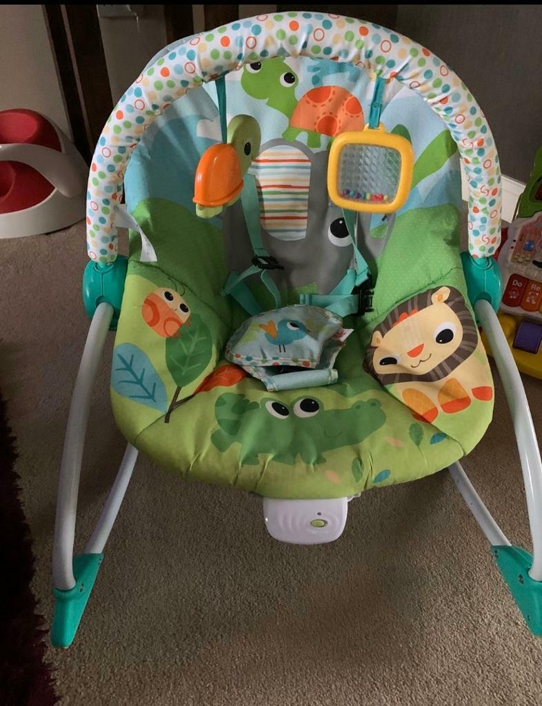 bright starts playful parade baby to big kid rocker